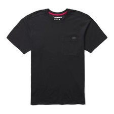 Wolverine Men Classic Short Sleeve Pocket Tee Black M Apparel