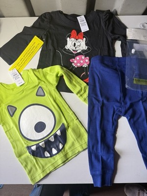 Baby Gap Disney Mickey Minnie NWT Sz 12-18m Old Long Sleeve pJ Set Monsters Inc