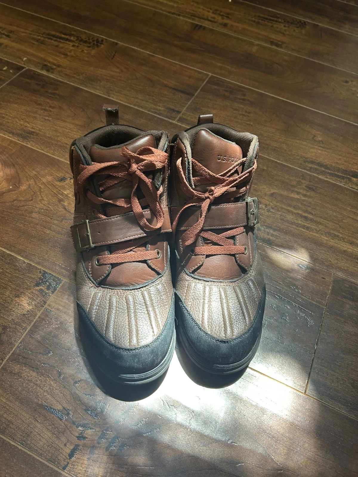us polo mens hiking boots size 8.5