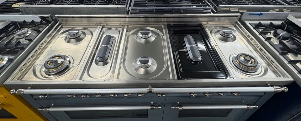 Hornos dobles independientes ILVE UPN150FDMPGUX 60 pulgadas doble rango de combustible Foto 4 de 4