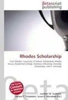 Lambert M. Surhone (U. A.) | Rhodes Scholarship | Taschenbuch | Englisch (2026)