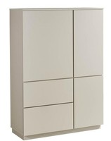 Highboard 3 TüRen 2 Schubladen Schrank Sideboard Beistellschrank Kommode 103Cm