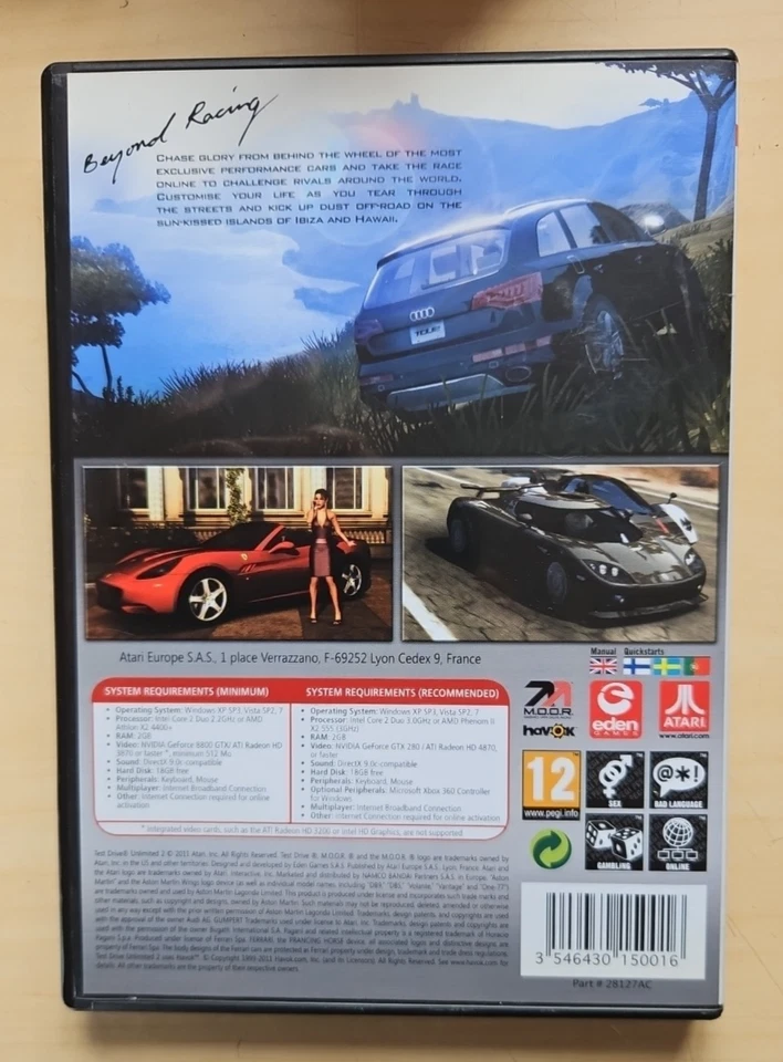 Test Drive Unlimited 2 PC DVD with Manual Complete - English Version - Image 2 of 3
