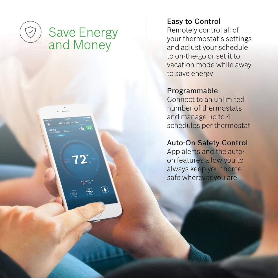 Bosch Large 5-Inch Full-Color Touch Screen Sleek Easy Setup Connected Control... - Image 4 of 4