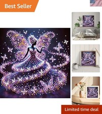 5D Diamond Painting Kits for Adults Beginners,Fairy Special Shape Diamond Art...