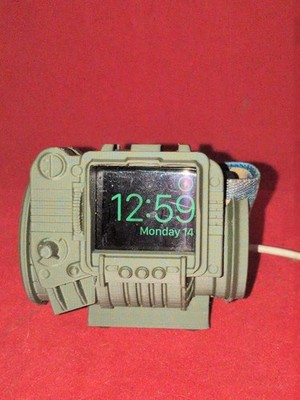 Fallout Pip-Boy 3000 Apple watch charger stand