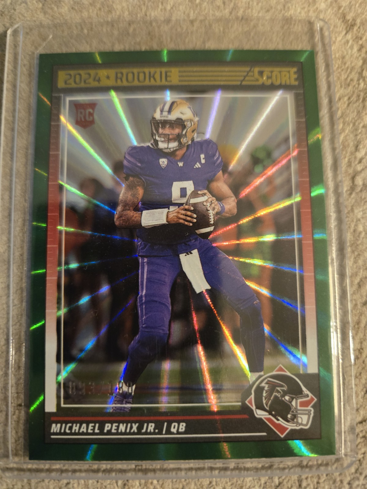 2024 Score - Rookies Michael Penix Jr. #323 Spokes /180 (RC)