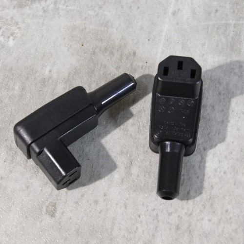 Kaltgeräte Winkelstecker C13 Winkel Kupplung 10A 250V Zugentlastung Kautt u. Bux - Bild 1 von 19