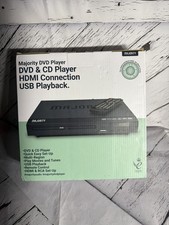 Majority Compact DVD  CD Player, USB Port, HDMI Cable and RCA Setup