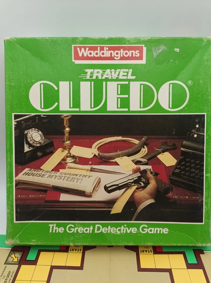 Vintage Travel Cluedo - The Great Detective Game - Waddingtons - Board Game 1984 - Image 2 of 4