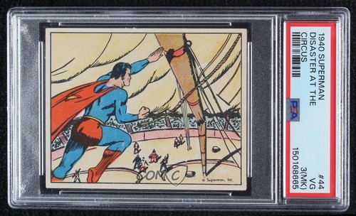 1940 Gum Inc Superman #44 Disaster At The Circus — PSA 3 (MK)
