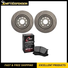Front Disc Brake Pad Set Disc Brake Rotor C-Tek for Volkswagen Caddy 2014-2015