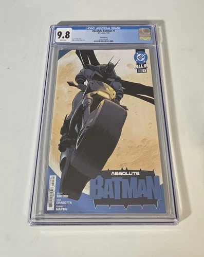 🔥 Absolute Batman #1 CGC 9.8 Graded 3rd Third Print Nick Dragotta Cover A 🔥