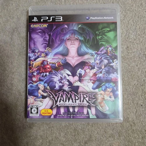 Vampire Darkstalkers PS3 Sony Resurrection Japan Import CAPCOM Tested