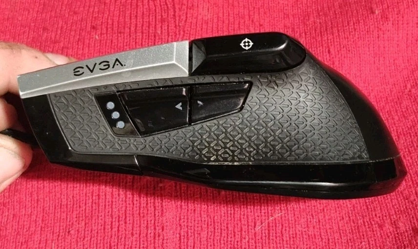 EVGA X17 Gaming Mouse, Wired, Black, Customizable, 16,000 DPI, 5 Prof, 10 Butt - Image 2 of 4