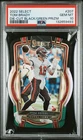 2022 Panini Select Tom Brady Black/Green Prizm Die Cut PSA 10