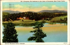 Denver Colorado CO : PANORAMIC SCENE d/24 BE8023