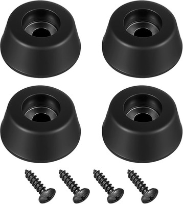 4Pcs Heavy-Duty Rubber Feet Speaker Isolation Pads with Stainless Steel Screws f
