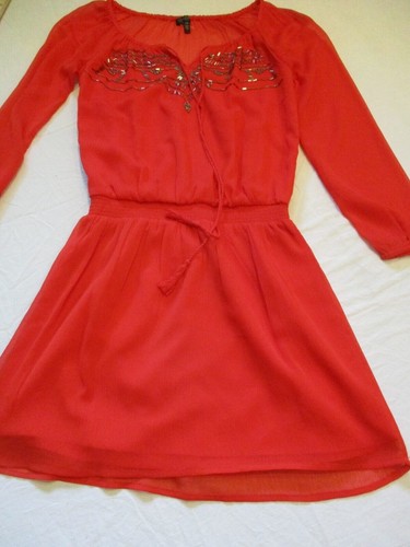 Womens jessica simpson red dress sz xs
