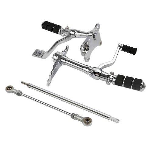 Forward Controls Pegs Levers Linkage Fit For Harley Sportster 1200 883 1991-2003 - Picture 2 of 12