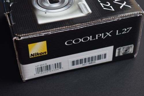 Nikon Coolpix L27 16.1MP 5x Zoom Digitale Compact Camera Zoom Incl. BOX - Foto 3 di 11