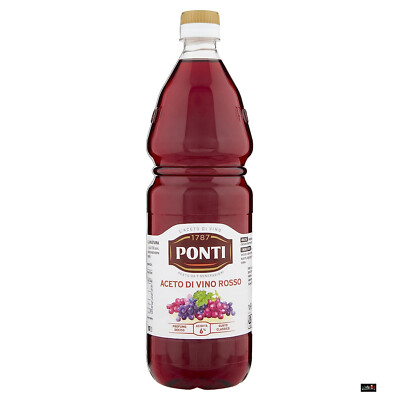 3x Ponti Rotweinessig Aceto di Vino rosso classico PET 1L