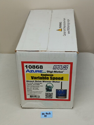 Mars 10868, Azure Digi-Motor Direct Drive Blower Motor & Board HVAC 1/3 - 1/2HP