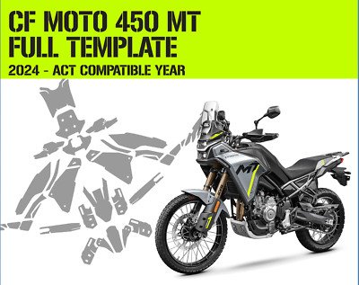 CFMOTO 450MT 2024 GRAPHICS KIT TEMPLATE FULL BODY