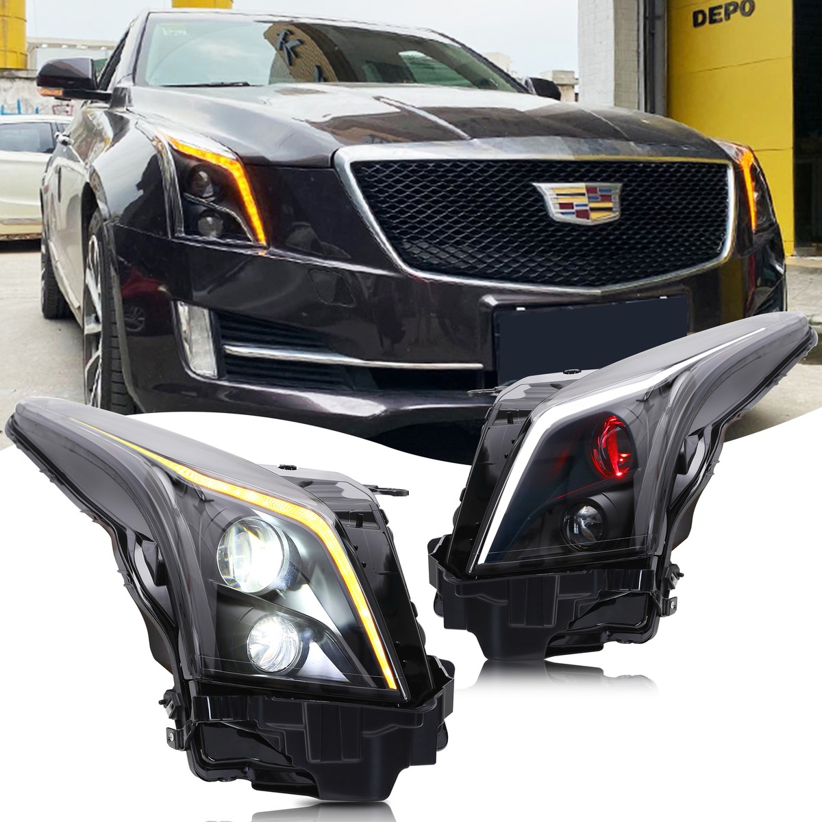 2014 Cadillac Ats Headlights Led