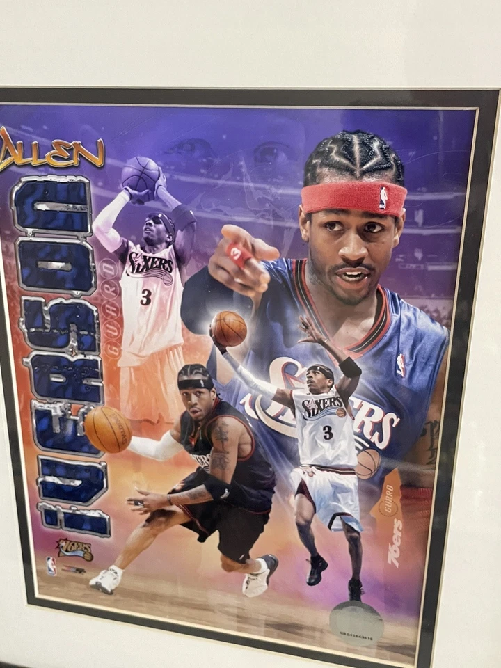 ALLEN IVERSON PHILADELPHIA 76ERS NBA BASKETBALL photo File 8X10 - Image 3 of 4