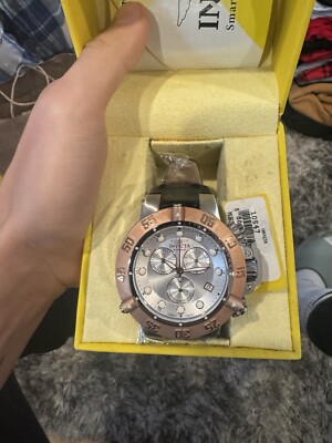 Subaqua Noma III Men Model 10547 - Men's Watch Quartz Rose With Leather
