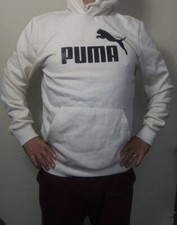 Nwt PUMA Men's Essentials Big Logo Hoodie. MEDIUM.
