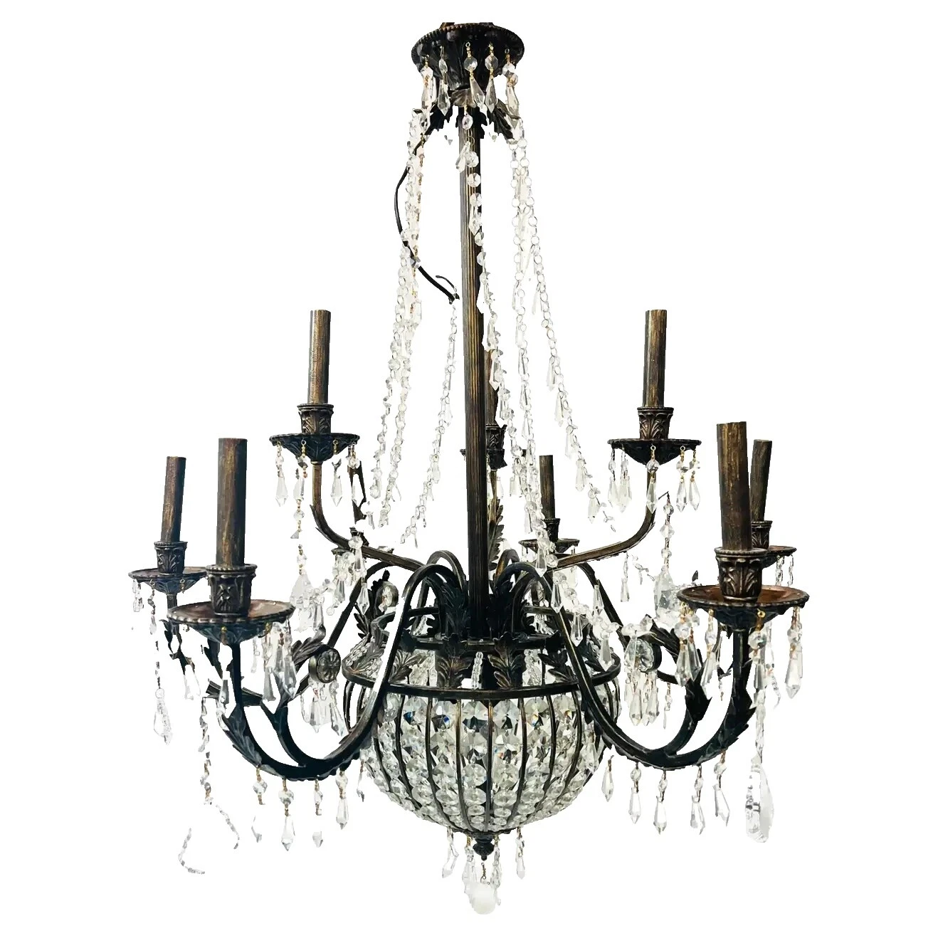 Crystal Vintage original antigüedades arquitectónicas y para Jardín