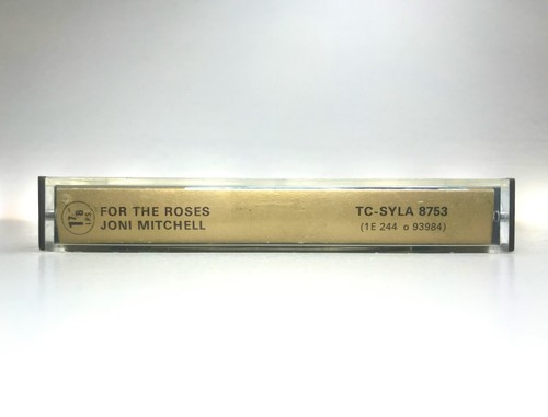 Joni Mitchell FOR THE ROSES Vintage Cassette **UK 1ST ISSUE 1972** PAPER LABELS - Picture 5 of 9