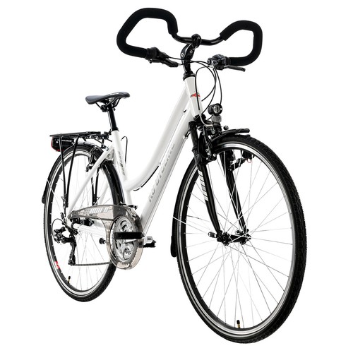 Alu Trekkingrad 28" Damen weiss Multipositionslenker Canterbury 21 Gänge M190T - Bild 1 von 10