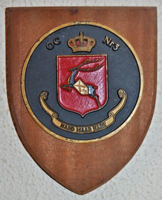 Belgisches Opleidingscentrum Nr. 3 Turnhout gedenkplaat Nr. 3 Trainingszentrum Plakette