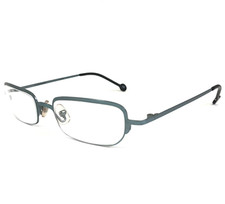 Vintage la Eyeworks Eyeglasses Frames TAB 576 Gray Blue Rectangular 48-20-130