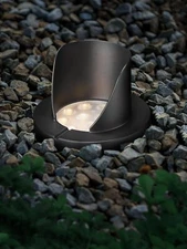 6 Pack LED In Ground Landscape Well Lights, 12-24V AC/DC, 3000K Warm White