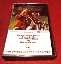 Janis Joplin's Greatest Hits Cassette Columbia PCT-32168 TESTED Nice