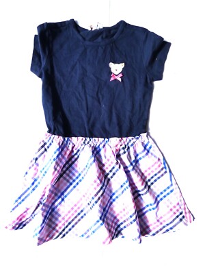 STEIFF Dress, Dark Blue-Pink Size 104
