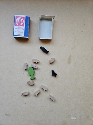 Vintage Christmas Crafts F903 Made In West Germany Small Wooden