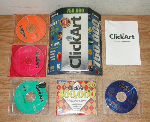 NOVA DEVELOPMENT PHOTO EXPLOSION 3 AND BRODERBUND CLICKART 750,000 SOFTWARE - Picture 2 of 9
