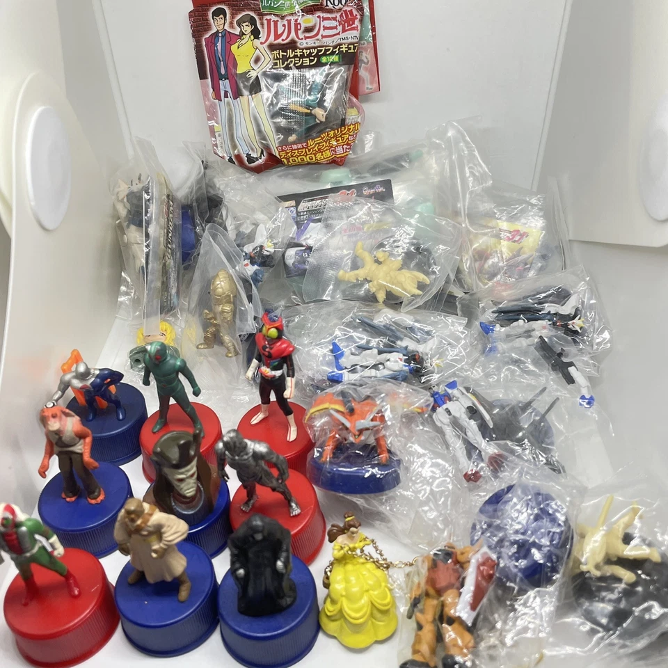 Pepsi Bottle Cap Figure Gundam & MS selection Kamen Rider Lupine III Bulk sale - Image 2 of 4