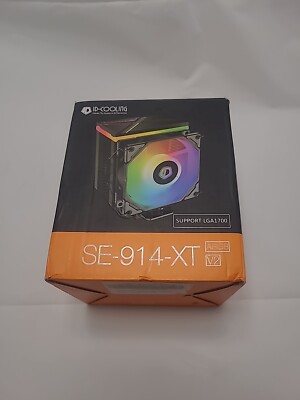ID-COOLING SE-914-XT ARGB V2 Cooler 131mm CPU Air Cooler ARGB 