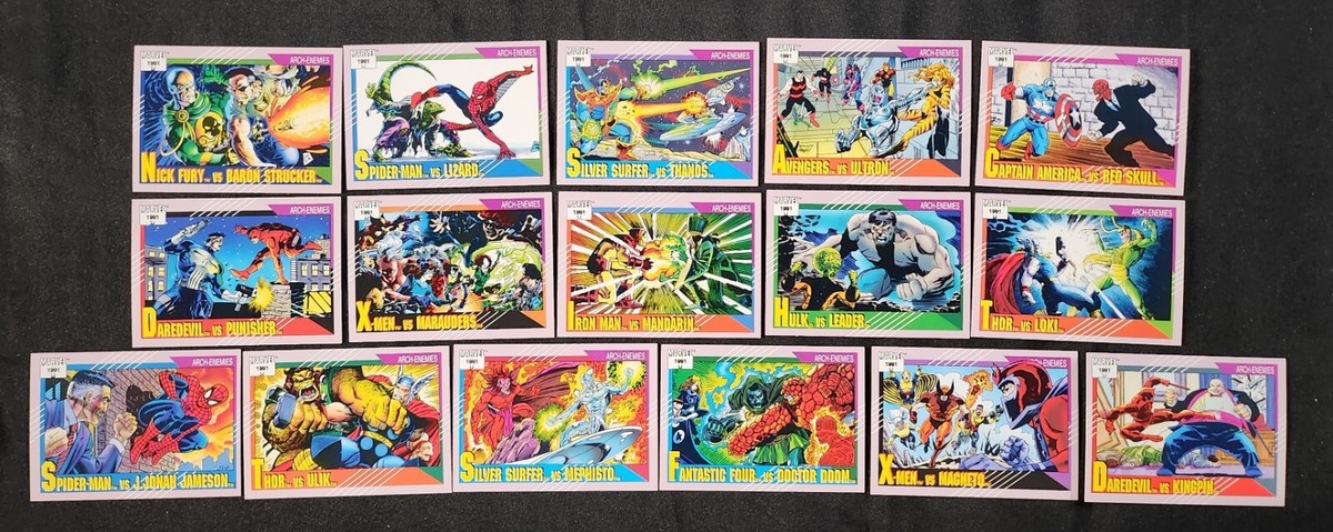 Marvel Universe Cards Series 2 Complete Set #1-162 1991 | eBay