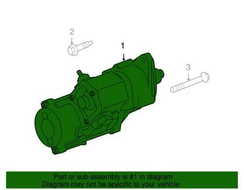 Motor de arranque original Land Rover LR4 2010-2013 Range Rover Sport HSE LR011262 Foto 2 de 2