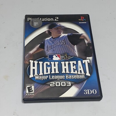 High Heat Major League Baseball 2004 (Sony Playstation 2, 2003) Complete Tested