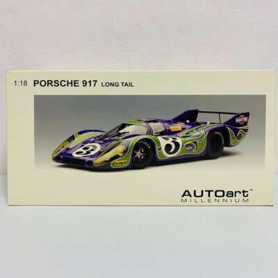 1/18 AUTOart Porsche 917 Long Tail #3 Blue Green w/ Box From 1/18 AUTOart Porsche 917 Long Tail #3 Blue Green w/ Box From