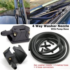 Washer Nozzle and 2m hose tube jet clips onto Wiper Arm  FOR DAF XF.CF.CM.