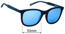 SFx Replacement Sunglass Lenses fits Arnette Woland AN4307 - 53mm Wide